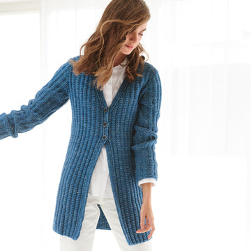 Lana Grossa Jacket Cardigan Knitting Pattern