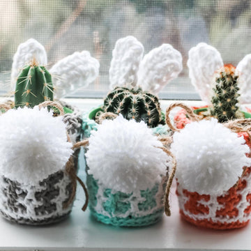 Mosaic Easter Pot Cover