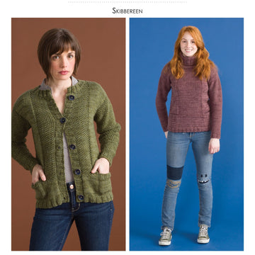 Classic Elite Yarns Skibereen Cardigan Knitting Pattern