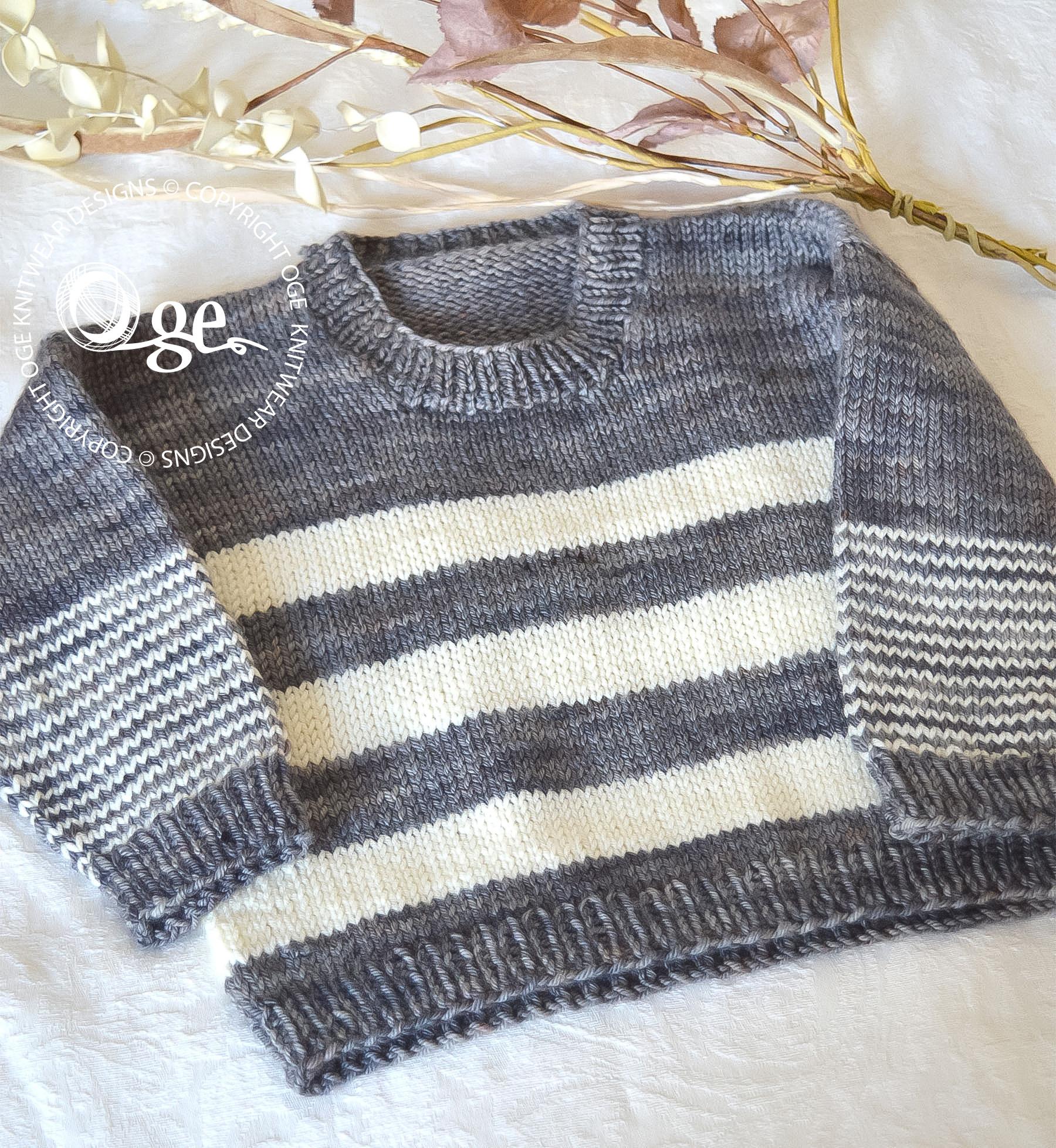 Ledger Stripe Sweater - P285