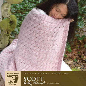 The Winter Breeze Collection - Scott Baby Blanket in Juniper Moon Farm