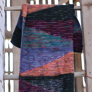 Koigu Tri-Shawl Scarf Knitting Pattern
