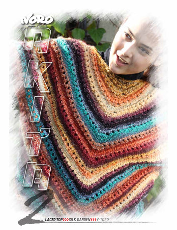 Noro Laced Top (Akita 2) Cape Knitting Pattern