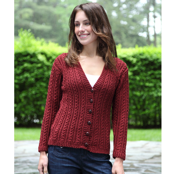 Valley Yarns Masonic Street Cardigan Knitting Pattern