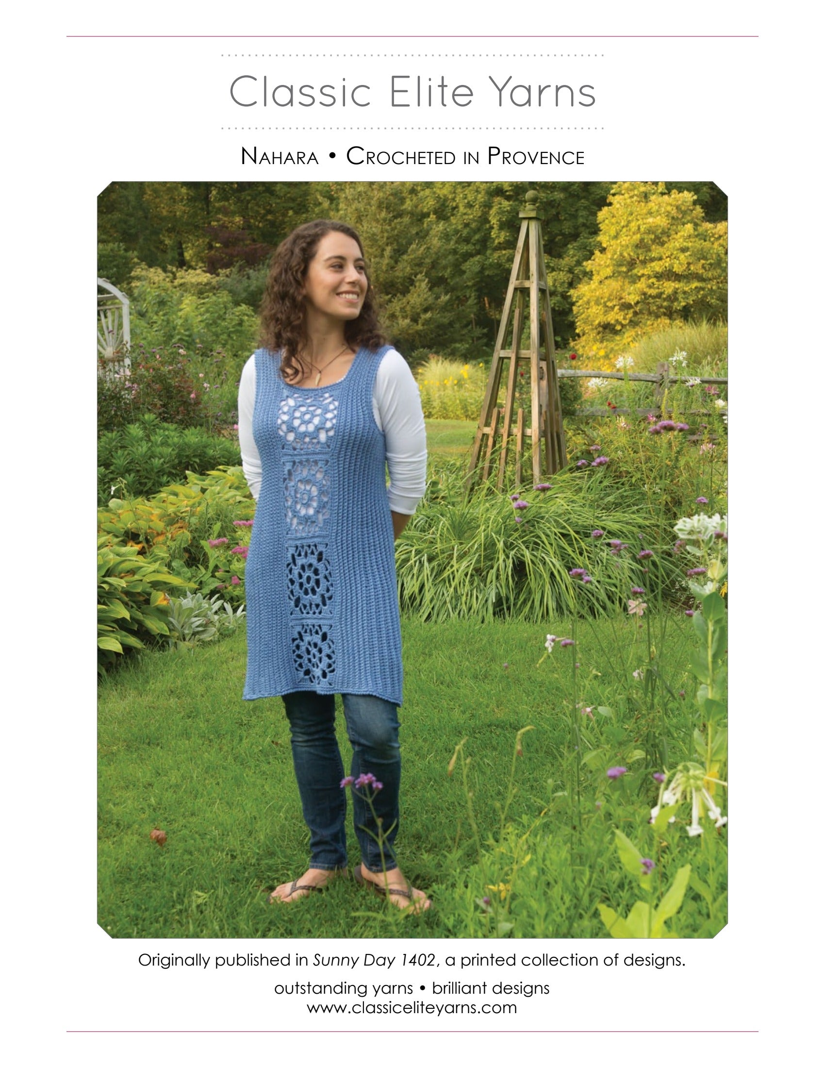 Classic Elite Yarns Nahara Jumper Crochet Pattern