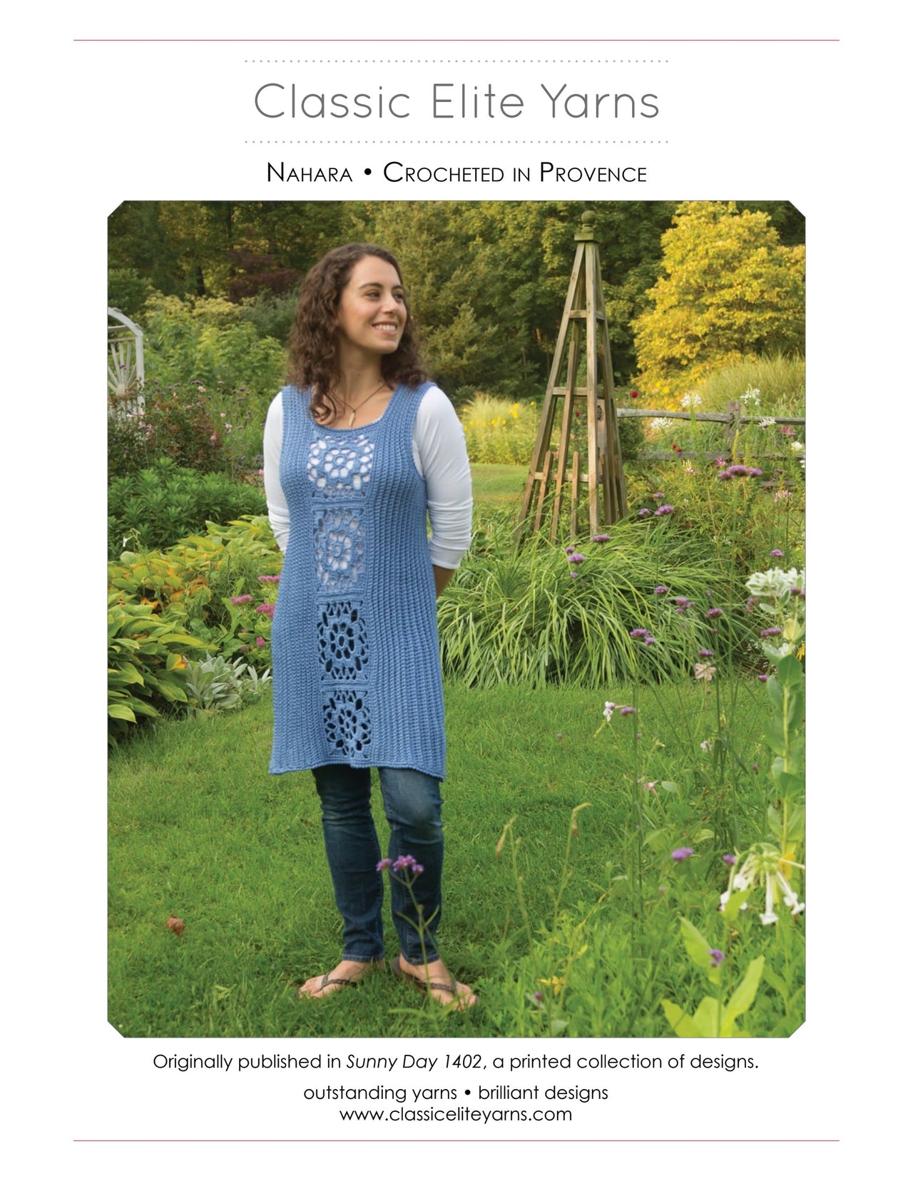 Classic Elite Yarns Nahara Jumper Crochet Pattern
