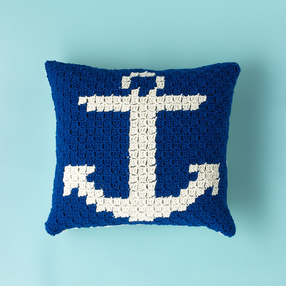 Paintbox Yarns Coastline Cushion Crochet Pattern