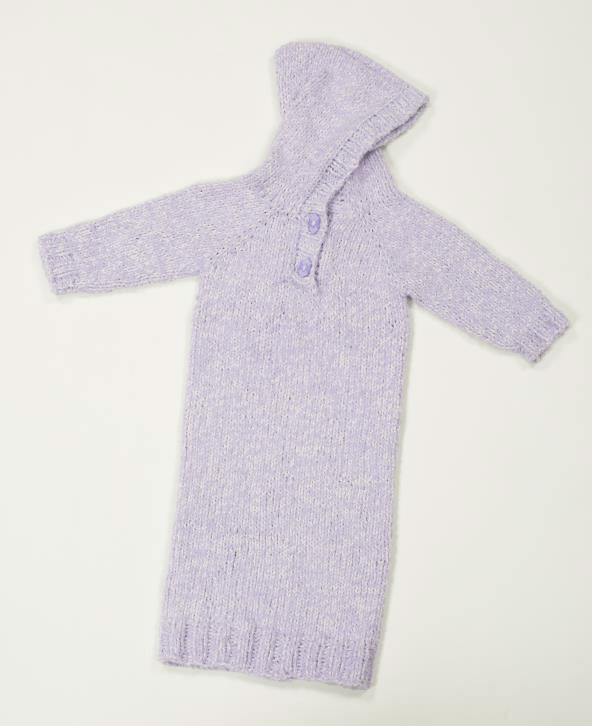 Baby Bunting Dress in Plymouth Yarn Daisy - 2250 - PDF