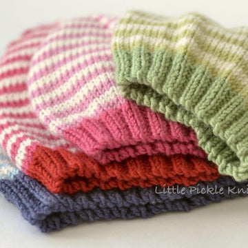 Simple Stripe Rib Hat