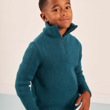 Mini Blue Sweater Jumper Knitting Pattern
