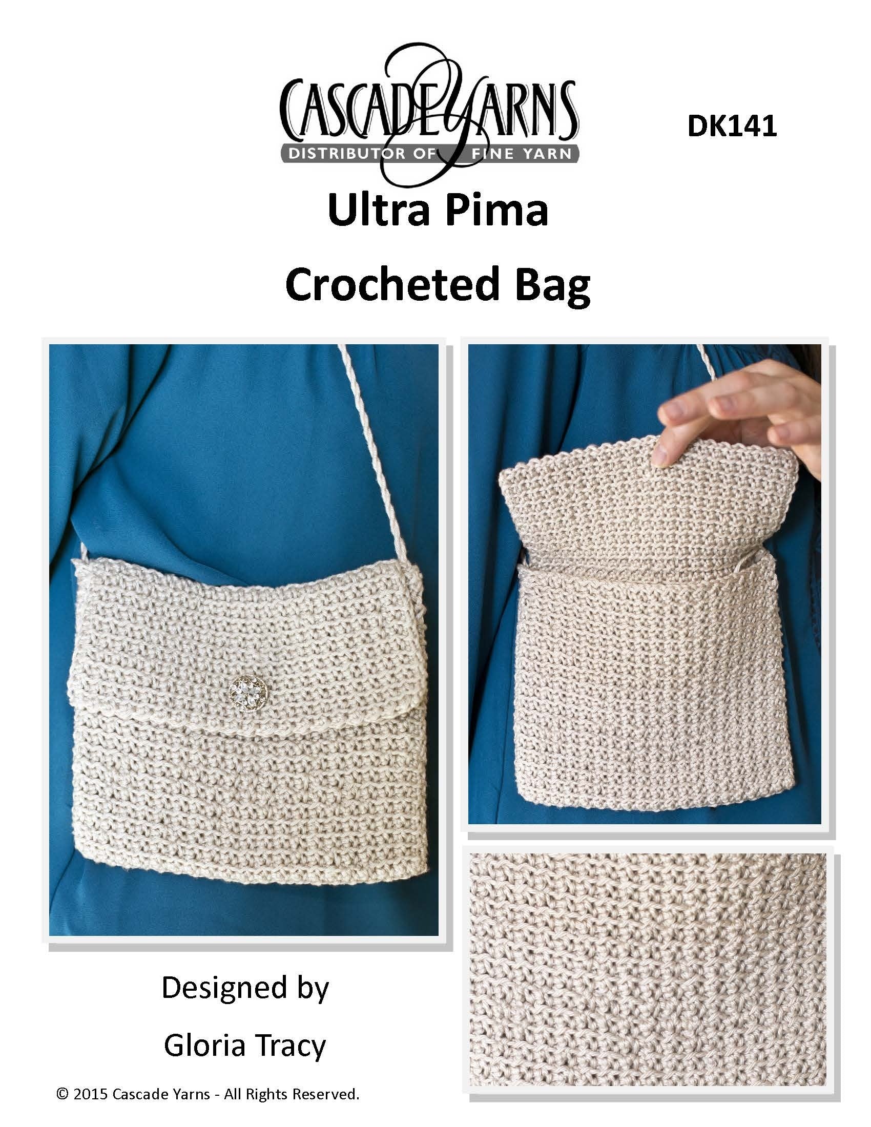 Cascade Yarns DK Crocheted Bag Pattern