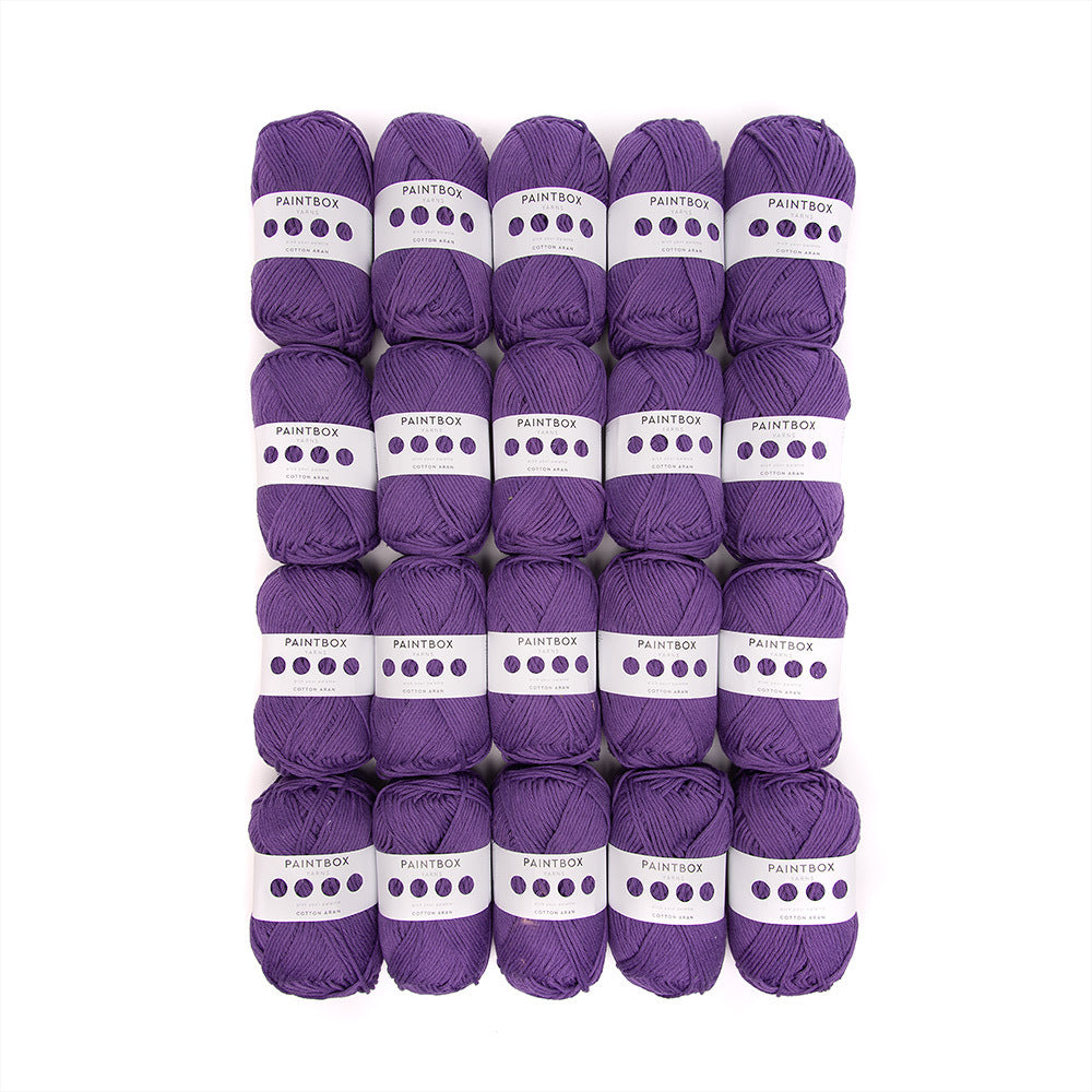 Paintbox Yarns Cotton Aran 20 Ball Value Pack Yarn
