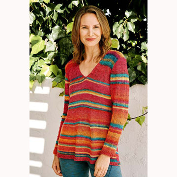 Trendsetter Yarns B Celebrate Twisted Cross Stitched Yoke with A-Line Swing