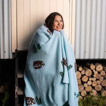 Paintbox Yarns Cuddly Cabin Afghan Crochet Pattern