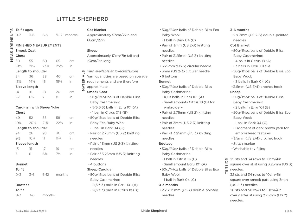 Debbie Bliss Little Shepherd PDF