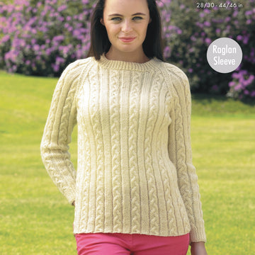 Cardigan & Sweater in King Cole Fashion Aran - 4347 - PDF