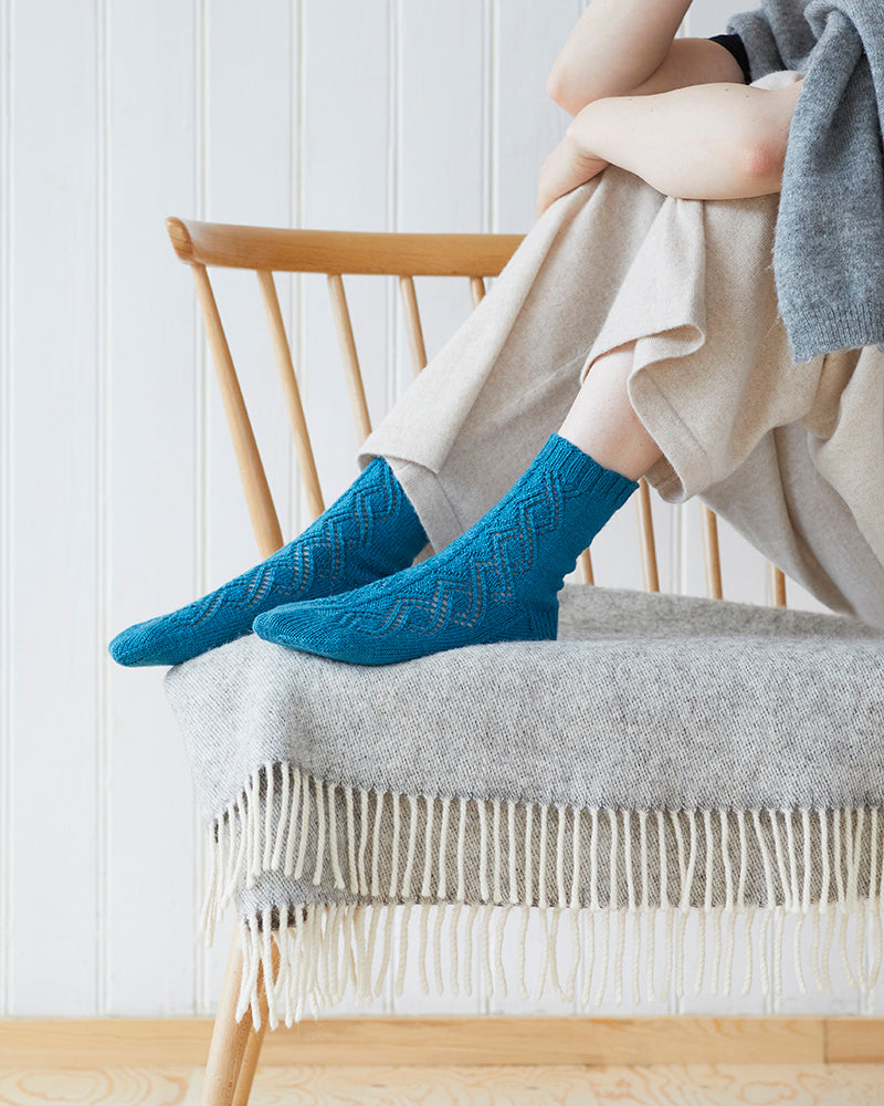 Debbie Bliss Enya Socks Knitting Pattern