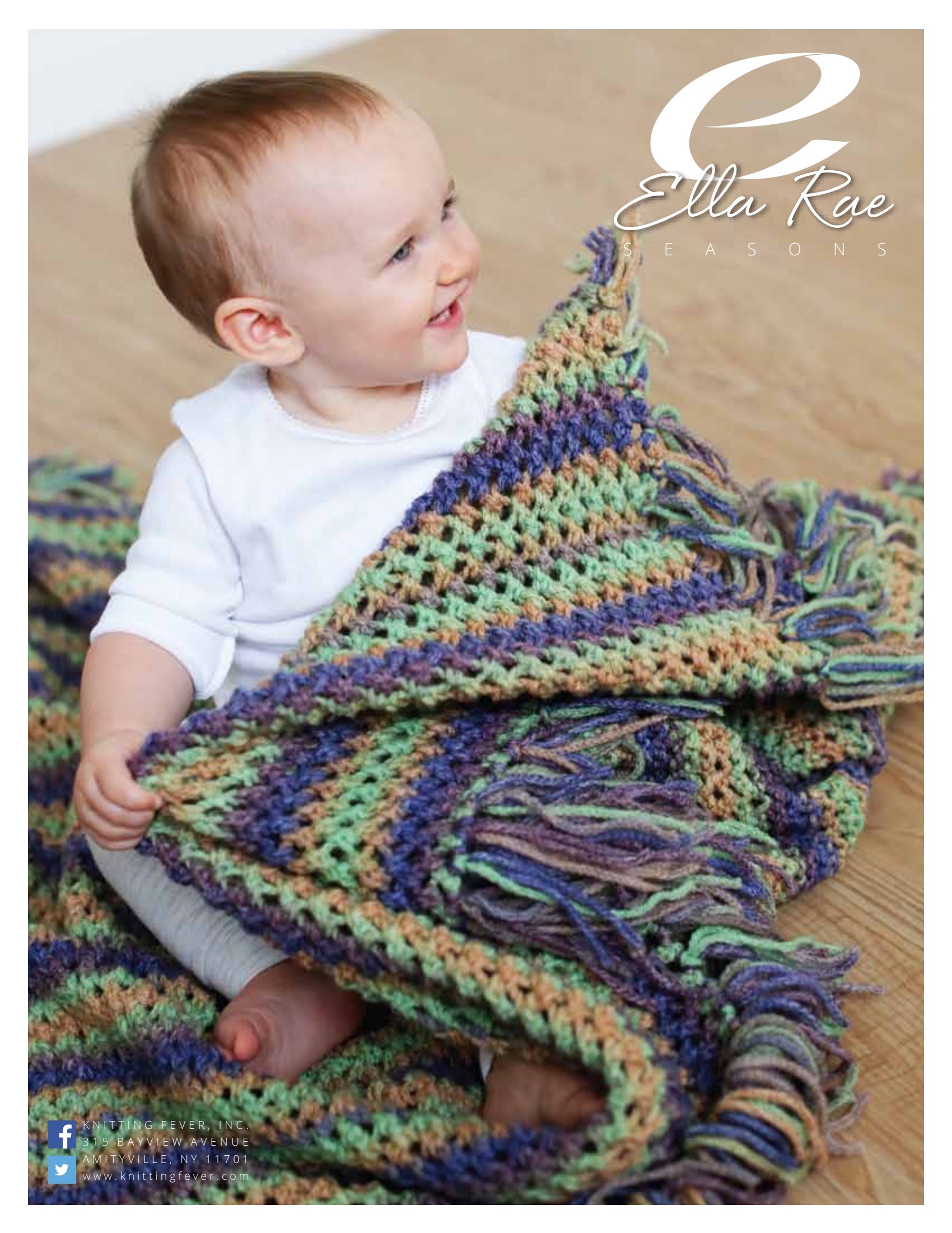 Ella Rae Baby Blanket Knitting Pattern