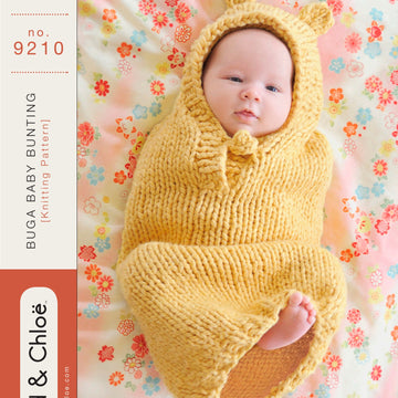 Buga Baby Bunting Blanket Knitting Pattern