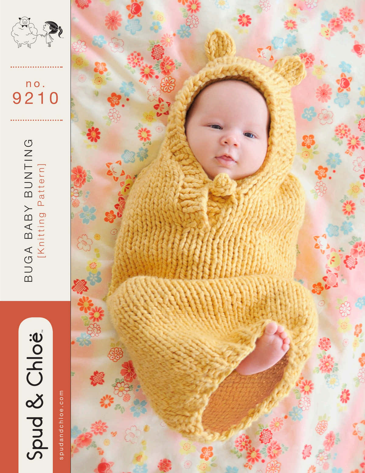 Buga Baby Bunting Blanket Knitting Pattern