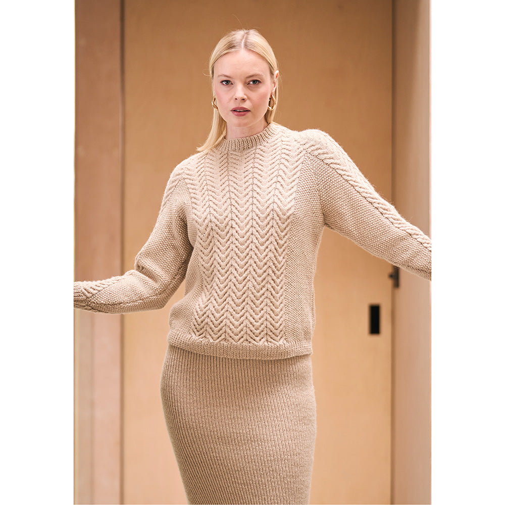 Holme + Sandringham Skirt Knitting Pattern