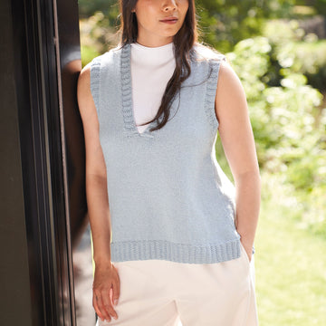 Peace Vest in Rowan Cotton Revive PDF