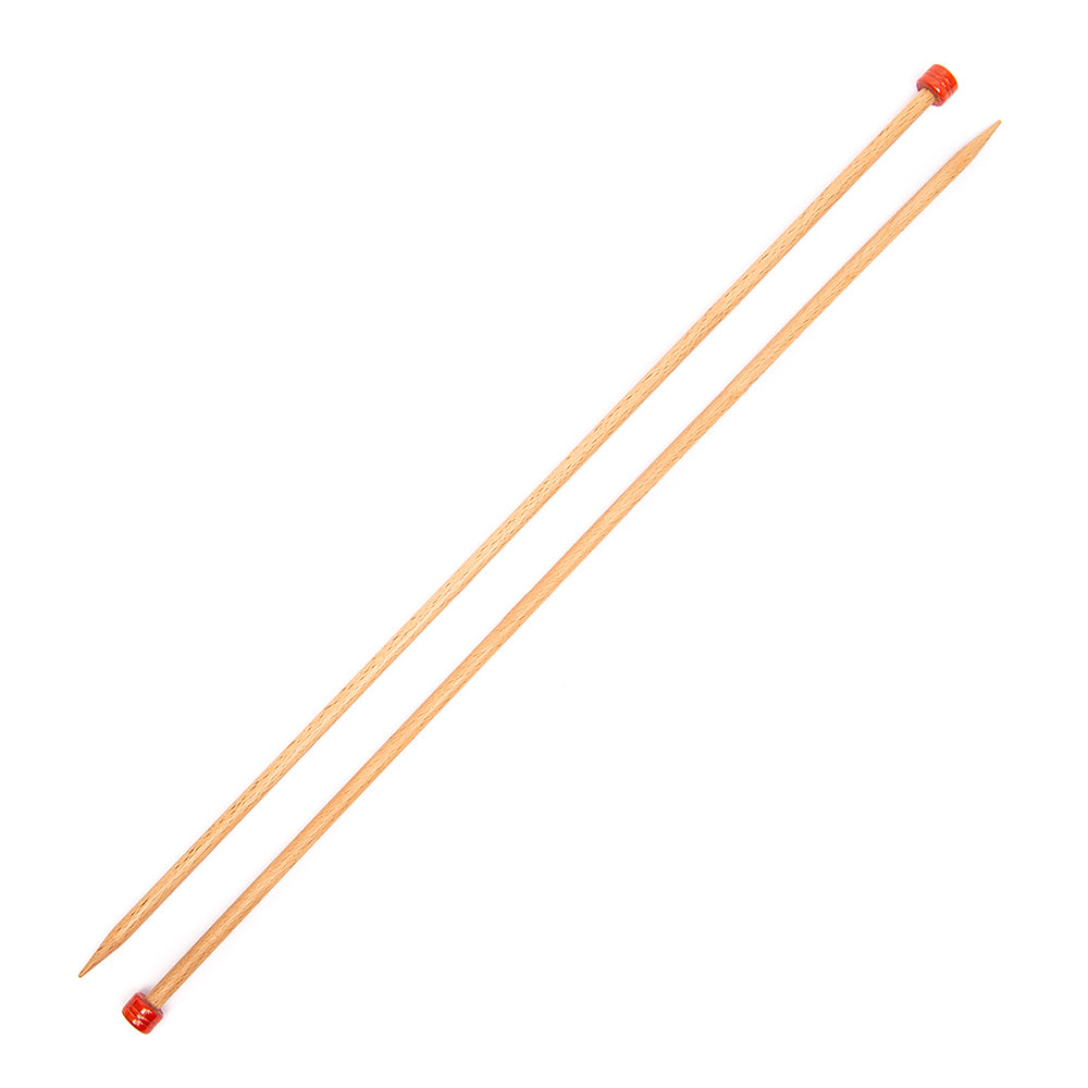 KnitPro Basix Beech Single Pointed Needles 16"