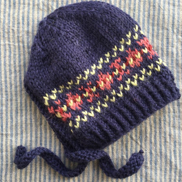 Fair Isle Cardigan and Bonnet