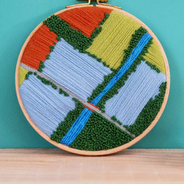 DMC The Forester’s Wall Cross Stitch Embroidery and Punch Needle Pattern Book