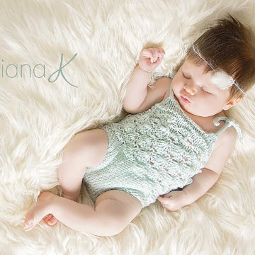 Knit Mermaid Maddie Romper