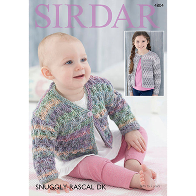 Sirdar 4804 Cardigans Knitting Pattern