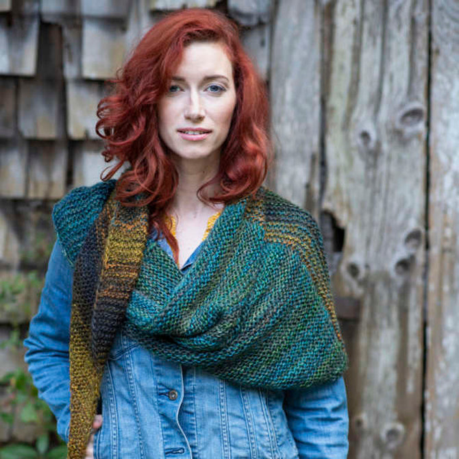 Berroco Grande Ronde Wrap Knitting Pattern