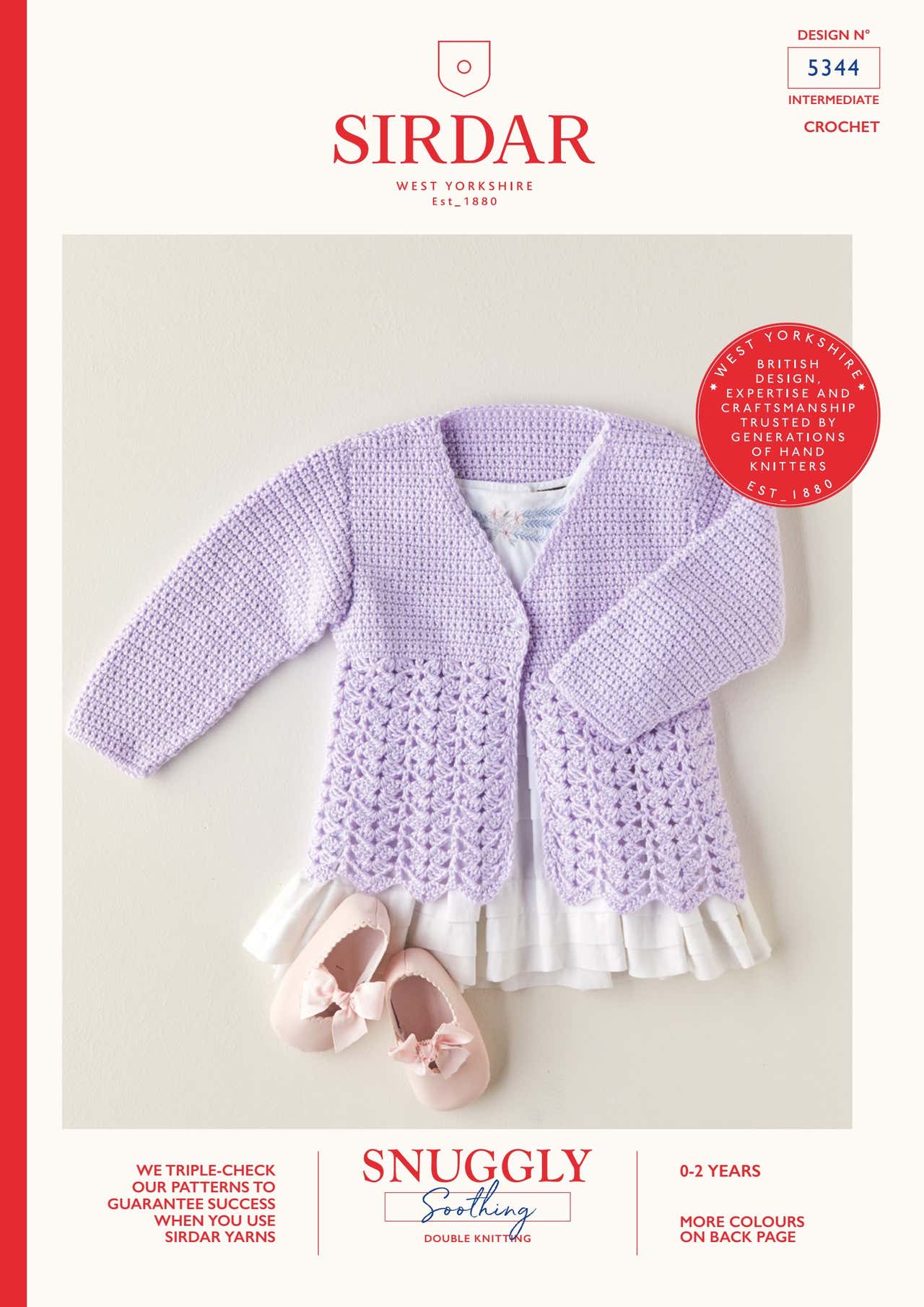 Sirdar Lacy Cardigan Crochet Pattern