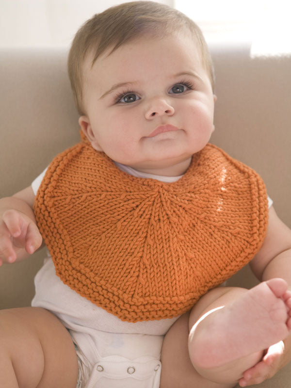 Orangelo Bib Accessory Knitting Pattern
