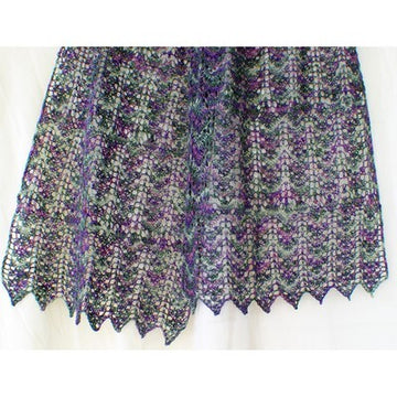 HeartStrings Scotch Thistle Lace Stole Knitting Pattern