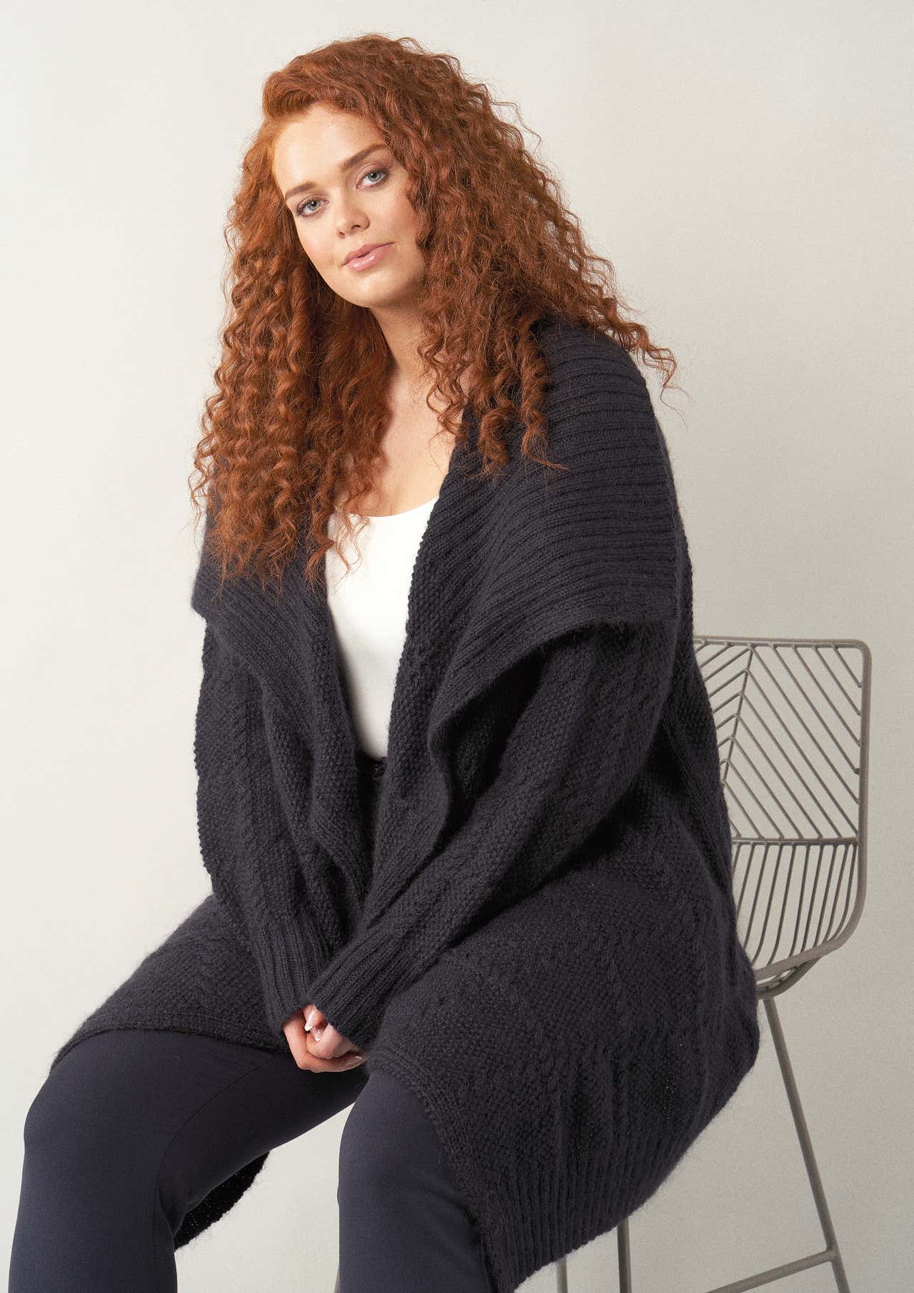 Crescent Cardigan Knitting Pattern
