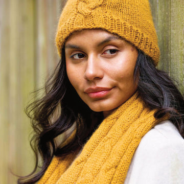 Irene Knitted Cable Accessory Set Pattern
