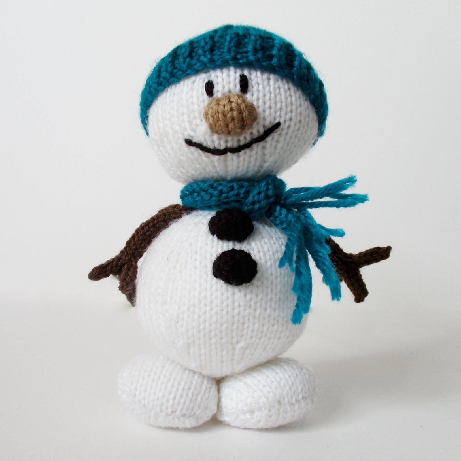 Mr Snowman Christmas knitting pattern