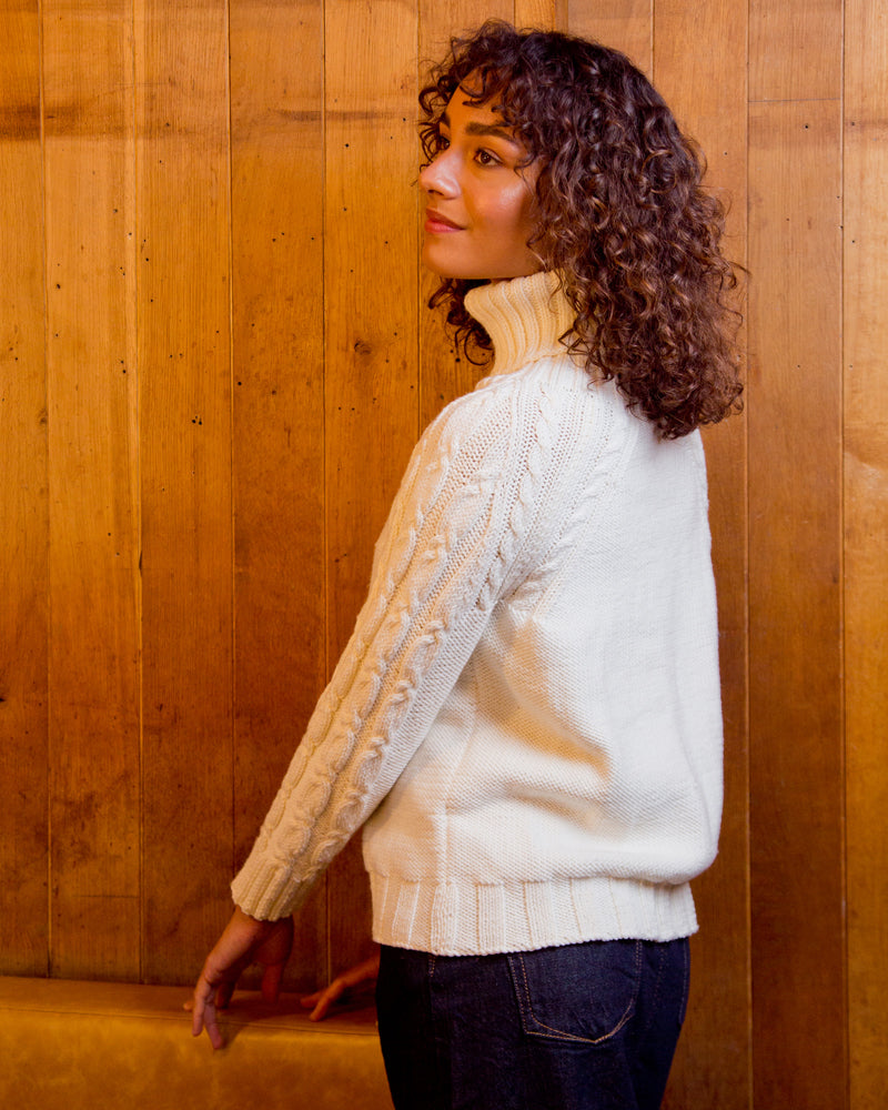 MillaMia Tuva Cable Jumper Knitting Pattern