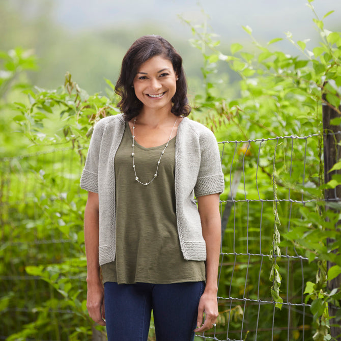 Valley Yarns Downstream Cardigan Knitting Pattern