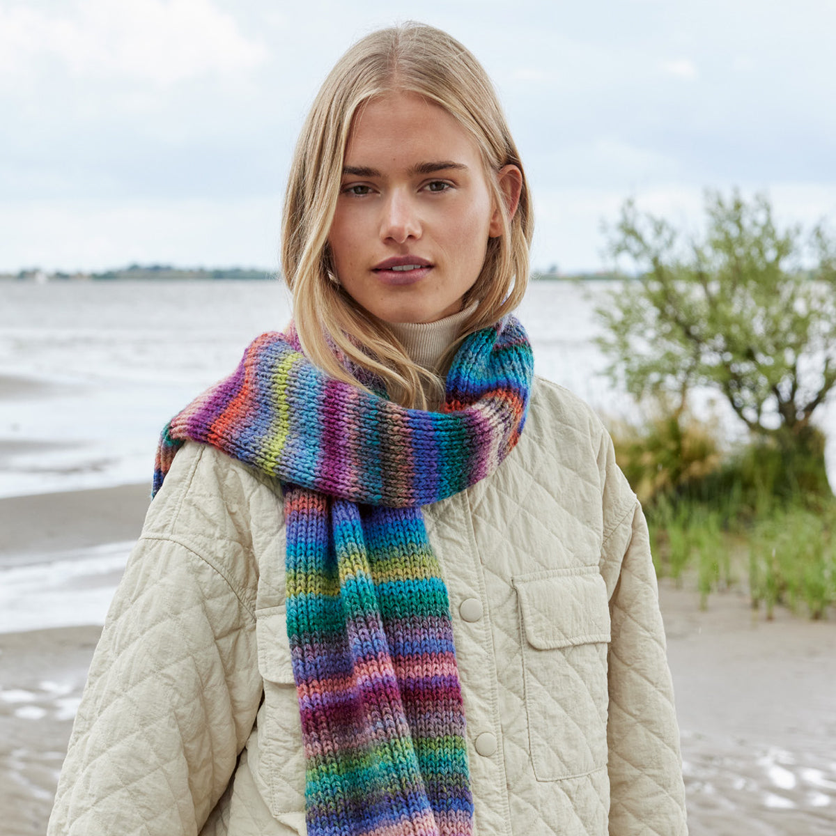 Lana Grossa Scarf Knitting Pattern