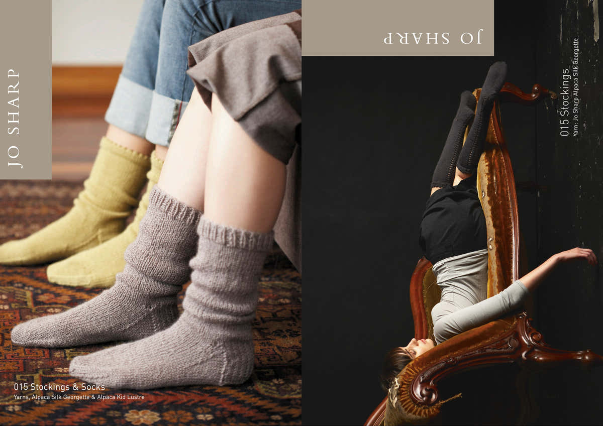 Jo Sharp Stockings and Socks Knitting Pattern