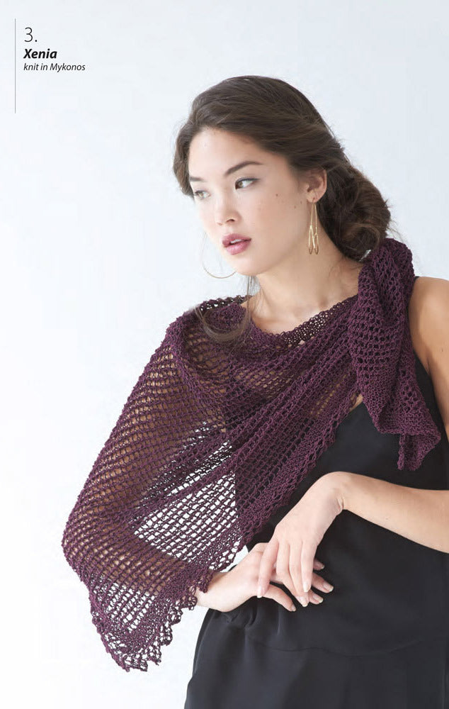 Xenia Shawl in Berroco Mykonos PDF