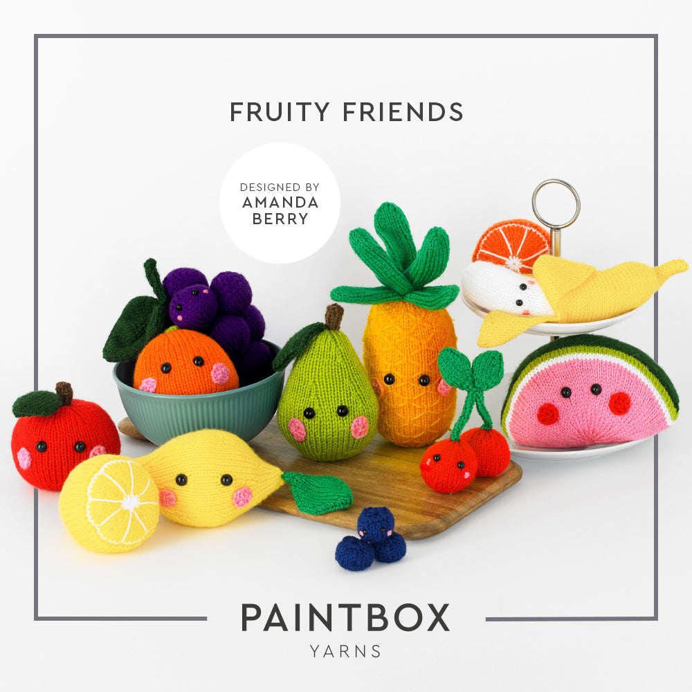 Paintbox Yarns Fruity Friends Knitting Pattern