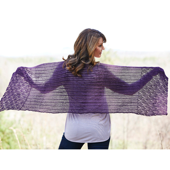 Valley Yarns Sugar Cone Shawl Knitting Pattern