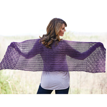 Valley Yarns Sugar Cone Shawl Knitting Pattern
