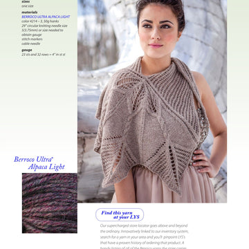 Berroco Sturgeon Wrap Knitting Pattern