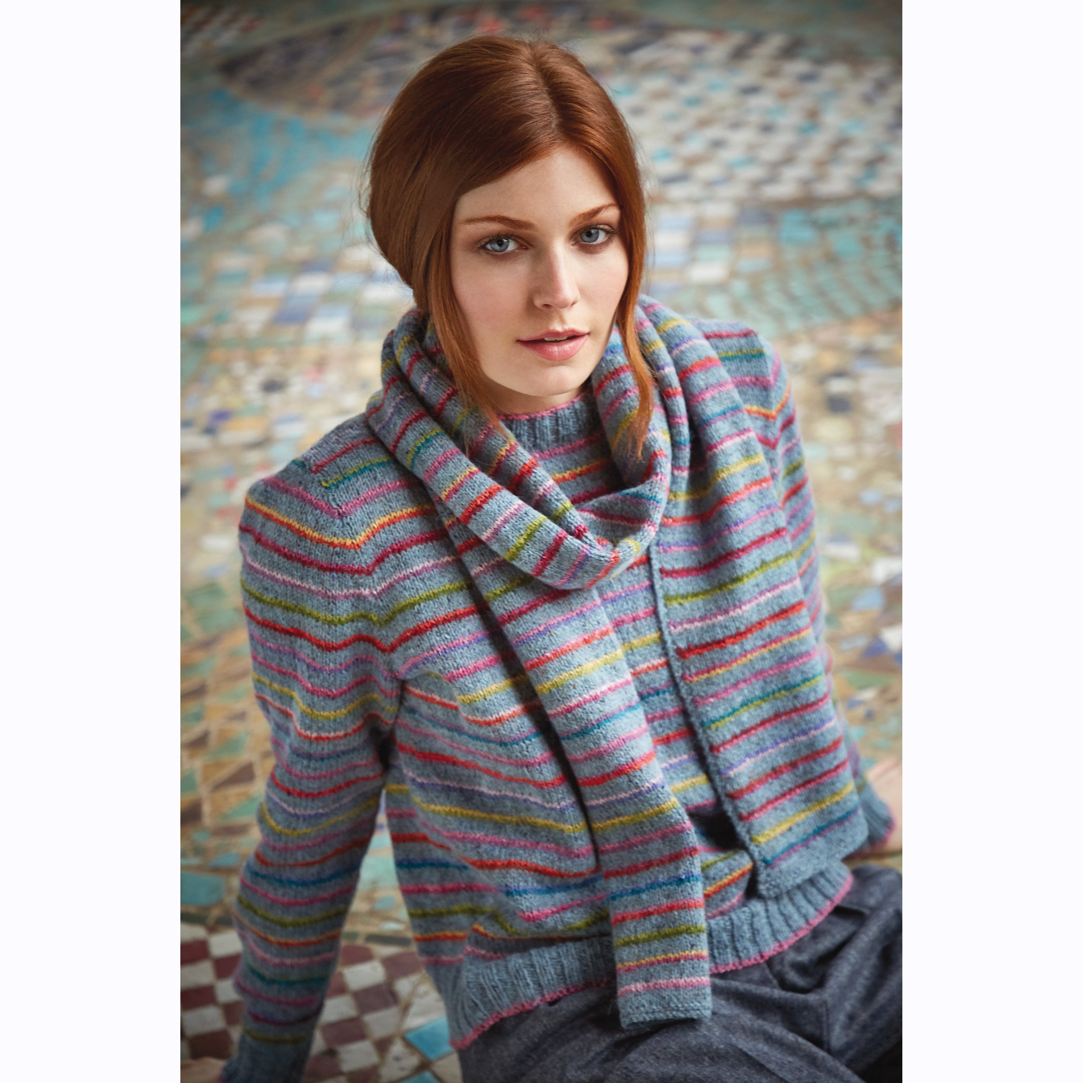 Rowan Winter Vintage Scarf Knitting Pattern