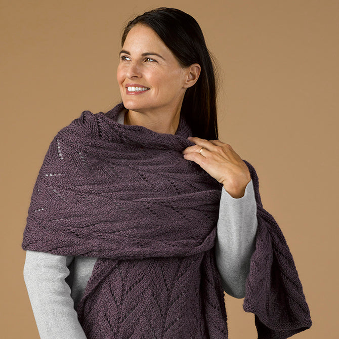 Stacy Charles Fine Yarns Padma Wrap Knitting Pattern