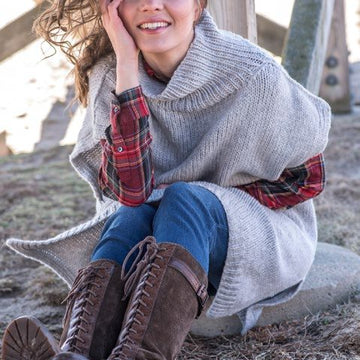 Arisha Poncho Cape Knitting Pattern